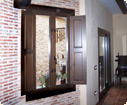 Double sash window with interior panel shutter “Castellano style”